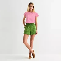 St. John's Bay Womens Pull-On Short