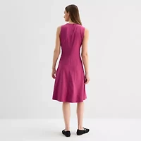 Stylus Womens Midi Fit + Flare Dress