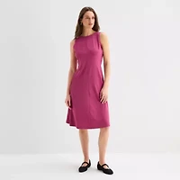 Stylus Womens Midi Fit + Flare Dress