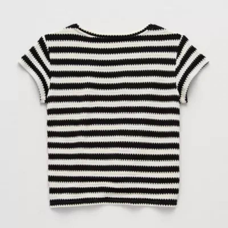 Thereabouts Little & Big Kid Girls Crew Neck Short Sleeve T-Shirt