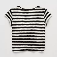 Thereabouts Little & Big Kid Girls Crew Neck Short Sleeve T-Shirt