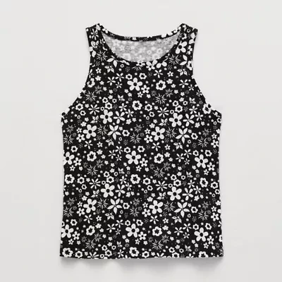 Thereabouts Little & Big Kid Girls Crew Neck Sleeveless Tank Top