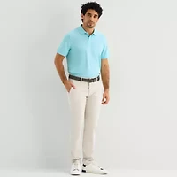St. John's Bay Premium Stretch Mens Classic Fit Short Sleeve Polo Shirt