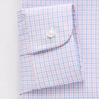 Stafford Mens Regular Fit Easy-on + Easy-off Sensory Friendly Adaptive Stretch Fabric Wrinkle Free Long Sleeve Dress Shirt