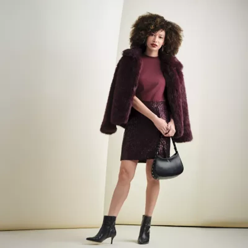 RM Rebecca Minkoff Womens Denise Stiletto Heel Booties