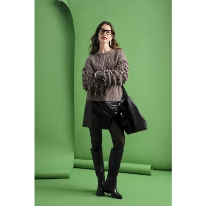 DV8 Womens Kyna Stacked Heel Cowboy Boots