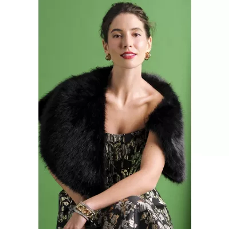 Mixit Faux Fur Muffler Wrap Scarf