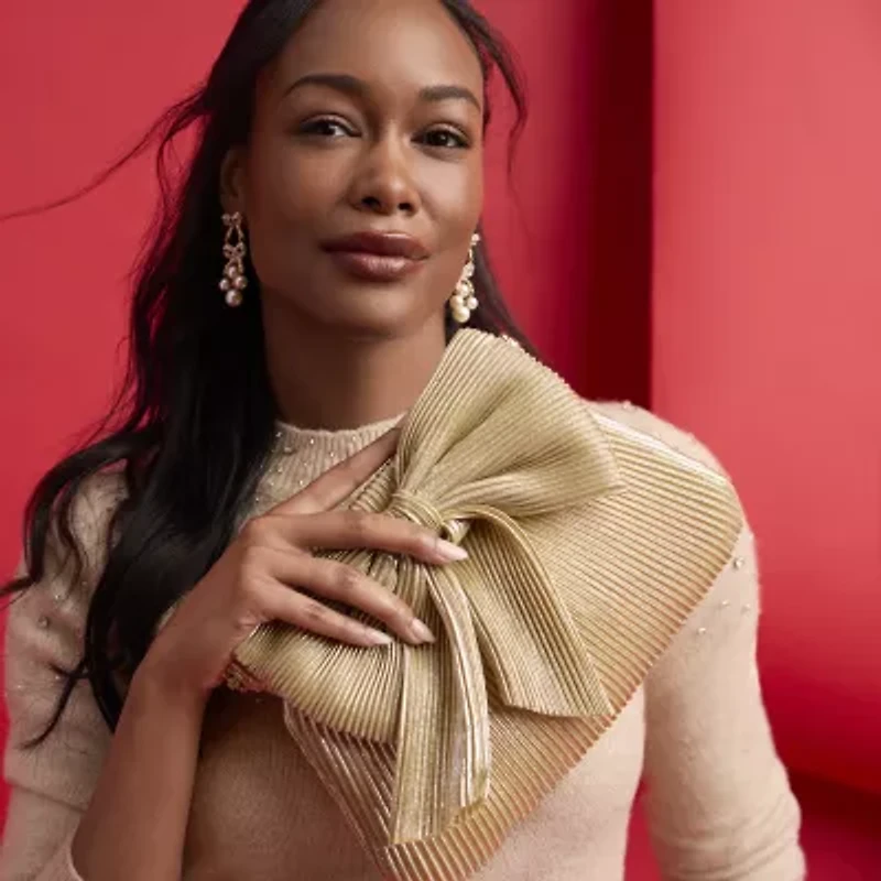 Gunne Sax by Jessica McClintock Vivienne Bow Clutch