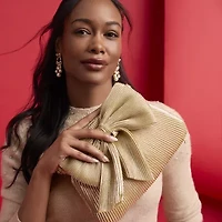 Gunne Sax by Jessica McClintock Vivienne Bow Clutch