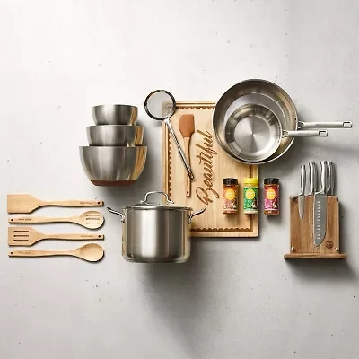 Jenny Martinez Stainless Steel 3-pc. Mixing Bowl Set