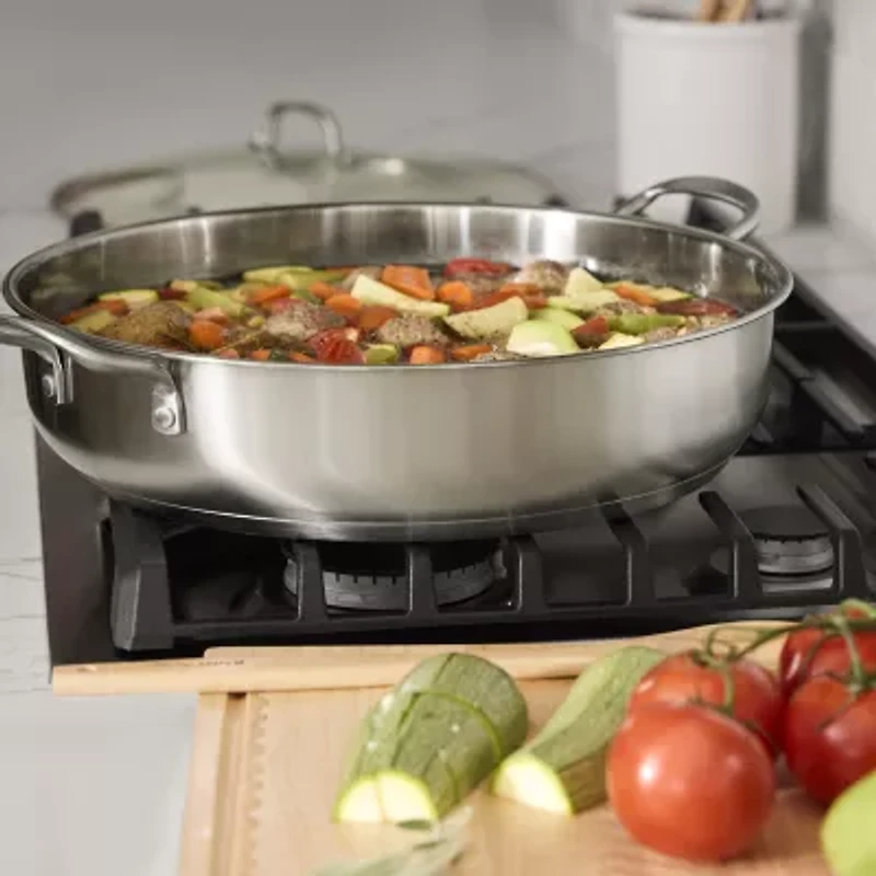 Jenny Martinez Stainless Steel 10-qt. Braising Pan