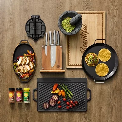 Jenny Martinez Cast Iron 2-pc. Fajita Pan Set