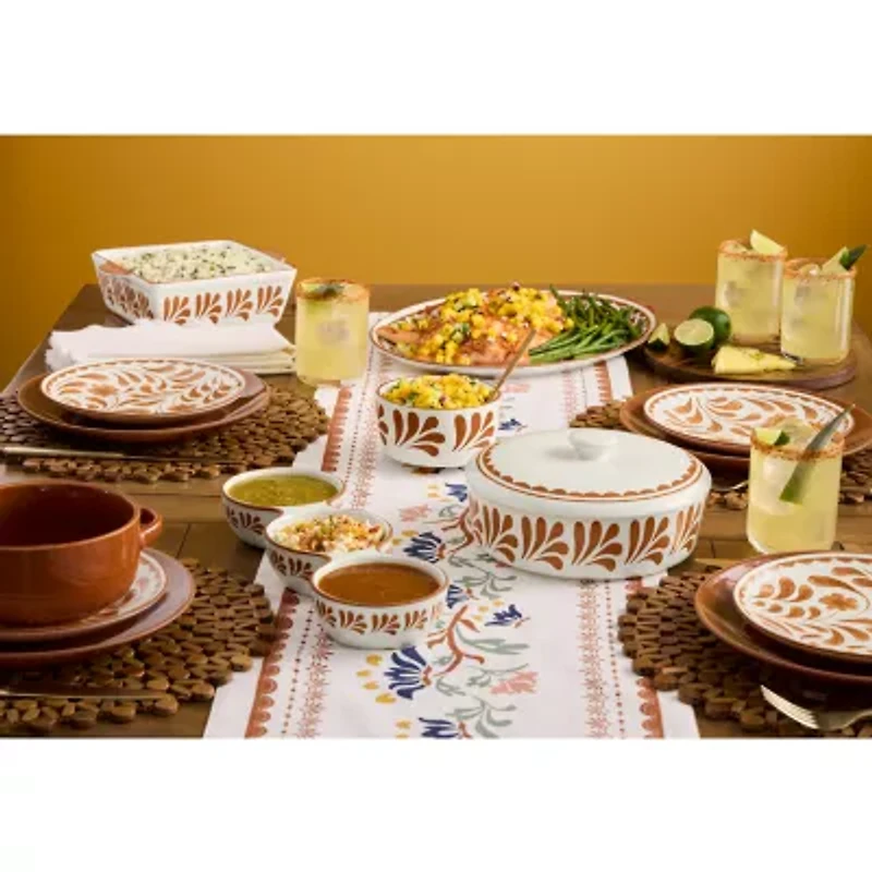 Jenny Martinez 3-Section Stoneware Serving Bowl