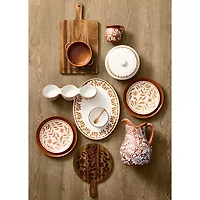 Jenny Martinez 10 inch Round Wood Serve Board