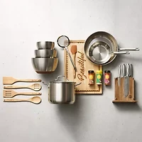 Jenny Martinez Stainless Steel 5-pc. Knife Block Set