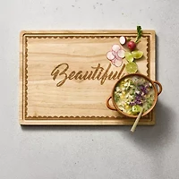 Jenny Martinez Rubberwood 20"x14" Cutting Board