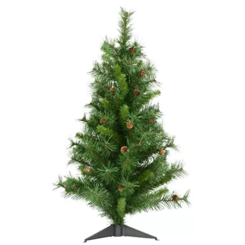 3' Cheyenne Pine Artificial Christmas Tree Unlit