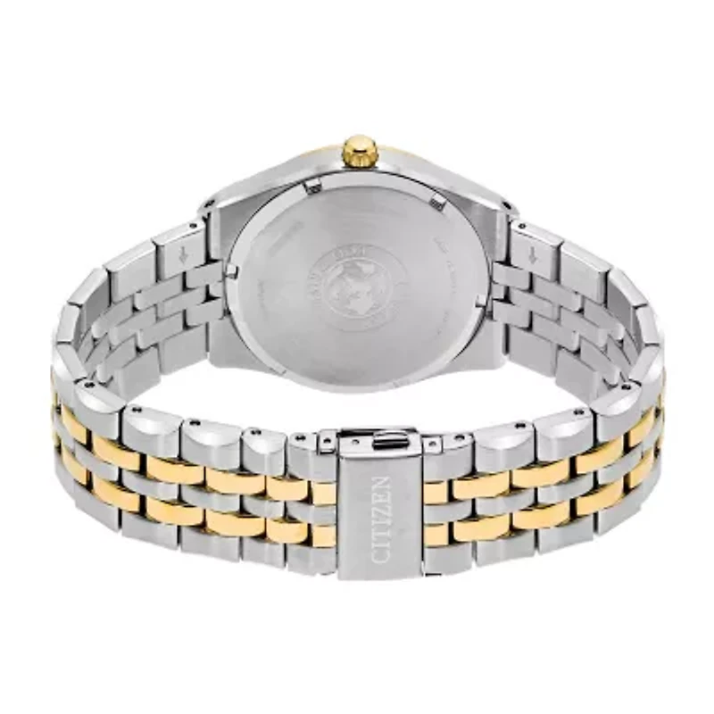 Citizen Corso Mens Two Tone Stainless Steel Bracelet Watch Bm7334-58l