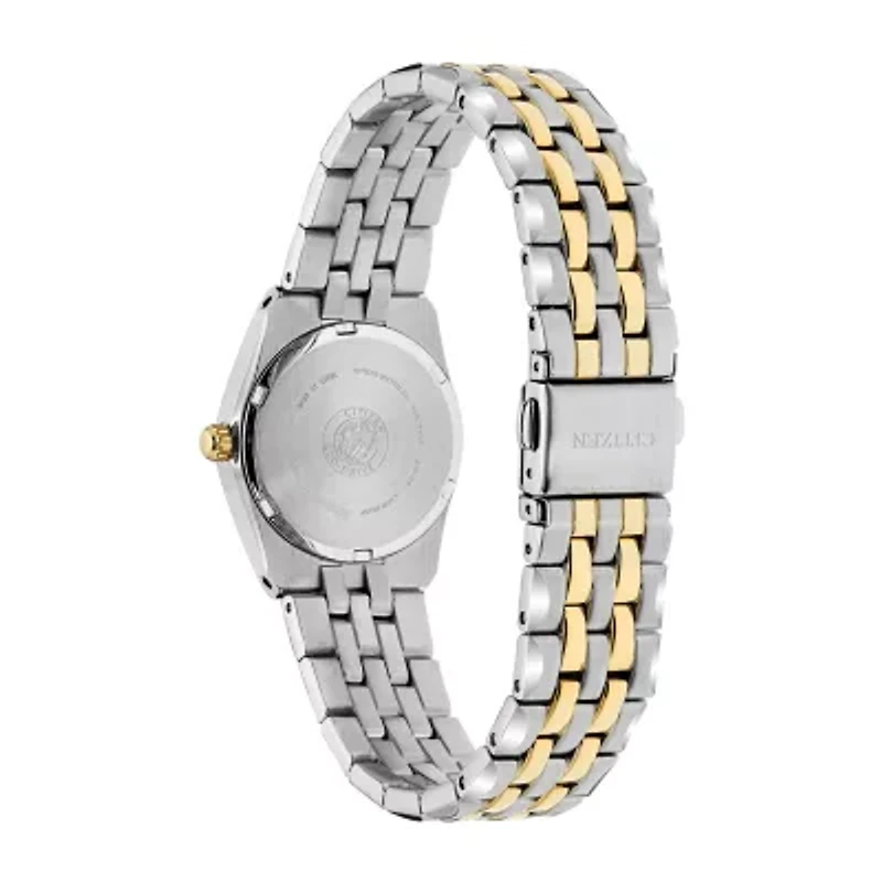 Citizen Corso Womens Two Tone Stainless Steel Bracelet Watch Ew2294-53l