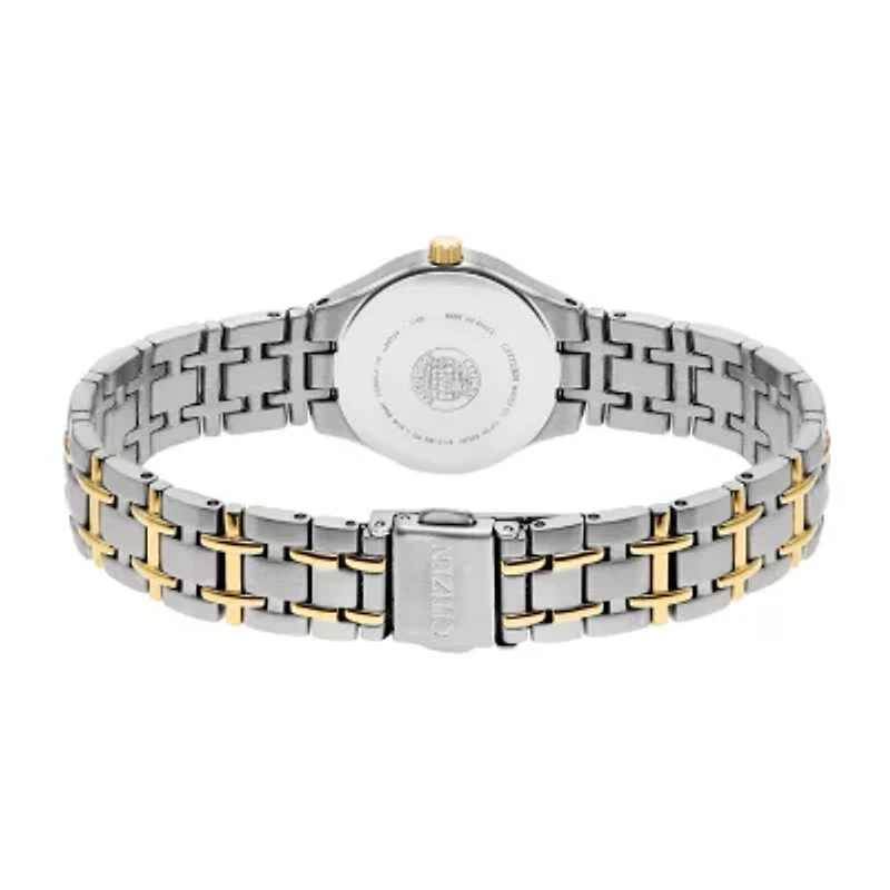 Citizen Corso Womens Two Tone Stainless Steel Bracelet Watch Ew1264-50a