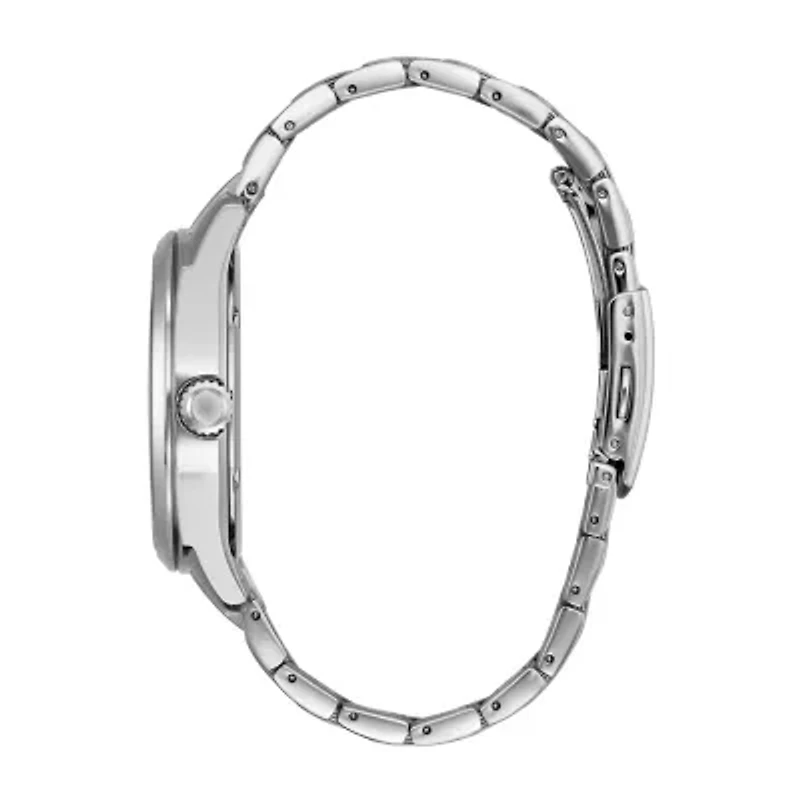 Citizen Corso Mens Silver Tone Stainless Steel Bracelet Watch Ao9020-84e