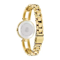 Citizen Axiom Womens Gold Tone Stainless Steel Bangle Watch Em0638-50p