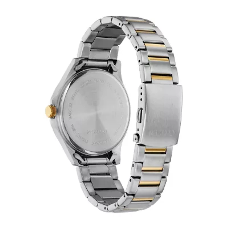 Citizen Quartz Mens Two Tone Stainless Steel Bracelet Watch Bf2005-54l