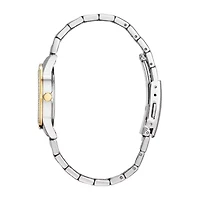 Citizen Womens Crystal Accent Two Tone Stainless Steel Bracelet Watch Er0224-51d