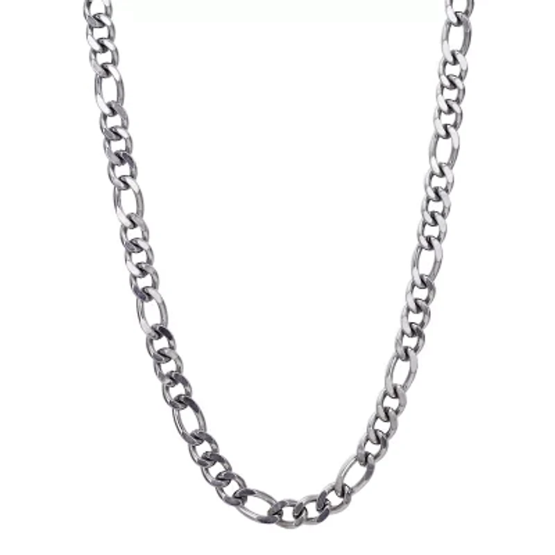 J.P. Army Mens Stainless Steel 24 Inch Link Chain Necklace