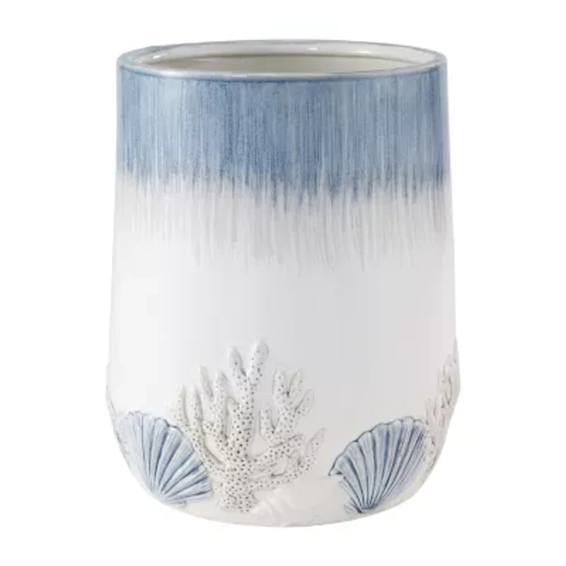 Avanti Abstract Coastal Trash Can
