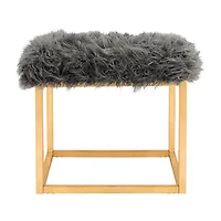 Safavieh Rowan Accent Ottoman Upholstered Ottoman
