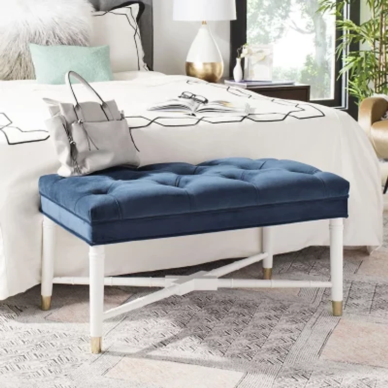 Rory Accents Upholstered Tufted Bench