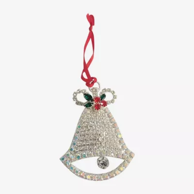 Vieste Rosa Rhinestone Bell Christmas Ornament