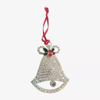 Vieste Rosa Rhinestone Bell Christmas Ornament
