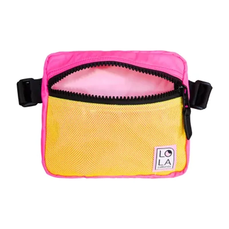Lola Hippie Neon Womens Adjustable Straps Fanny Pack