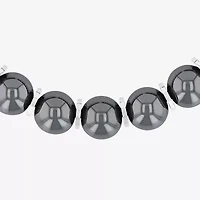 Mens  Stainless Steel Genuine Stone Beaded Bolo Bracelet