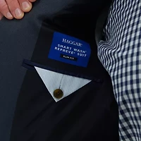 Haggar Smart Wash Mens Stretch Fabric Slim Fit Suit Jacket