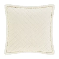 Queen Street Cozy Winter White Euro Sham