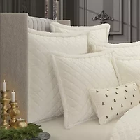 Queen Street Cozy Winter White Euro Sham