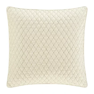 Queen Street Gabriel Winter White Embellished Euro Sham