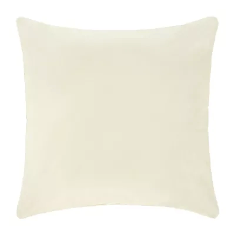 Queen Street Gabriel Winter White Square Throw Pillow