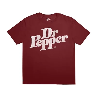 Mens Short Sleeve Dr. Pepper Graphic T-Shirt