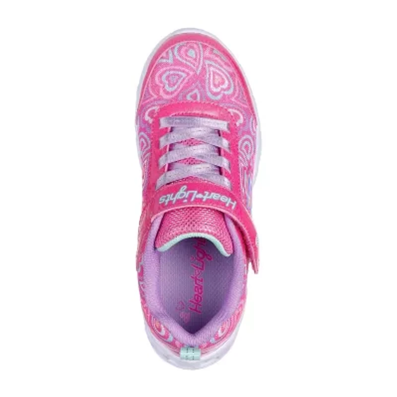 Skechers Heart Lights Boogie Love Little Kid Girls Sneakers