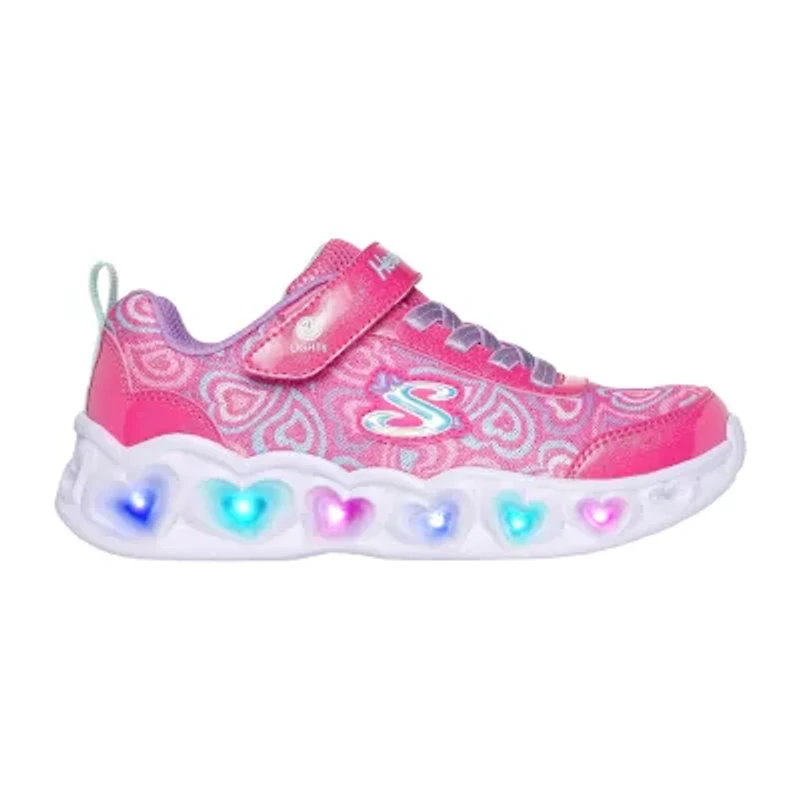 Skechers Heart Lights Boogie Love Little Kid Girls Sneakers