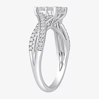 (G / I1) Womens 2 CT. T.W. Lab Grown White Diamond 14K Gold Round Engagement Ring