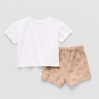 Okie Dokie Baby Boys 2-pc. Short Set