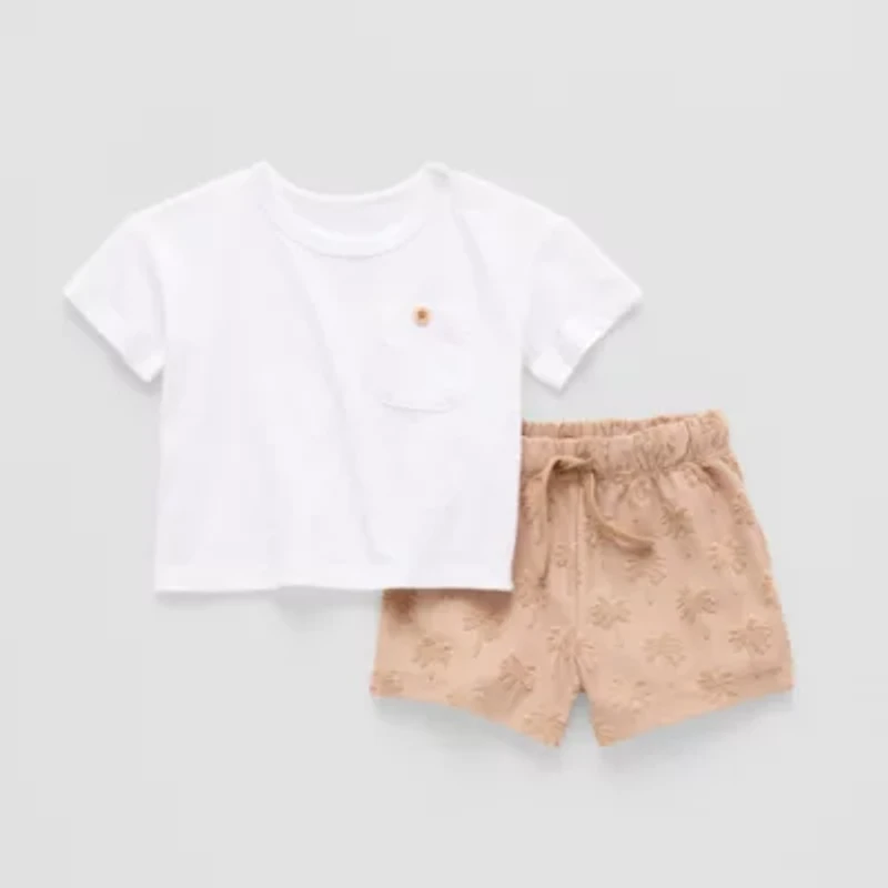 Okie Dokie Baby Boys 2-pc. Short Set