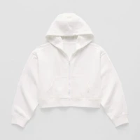 Xersion Little & Big Kid Girls Long Sleeve Fleece Zipper Active Hoodie