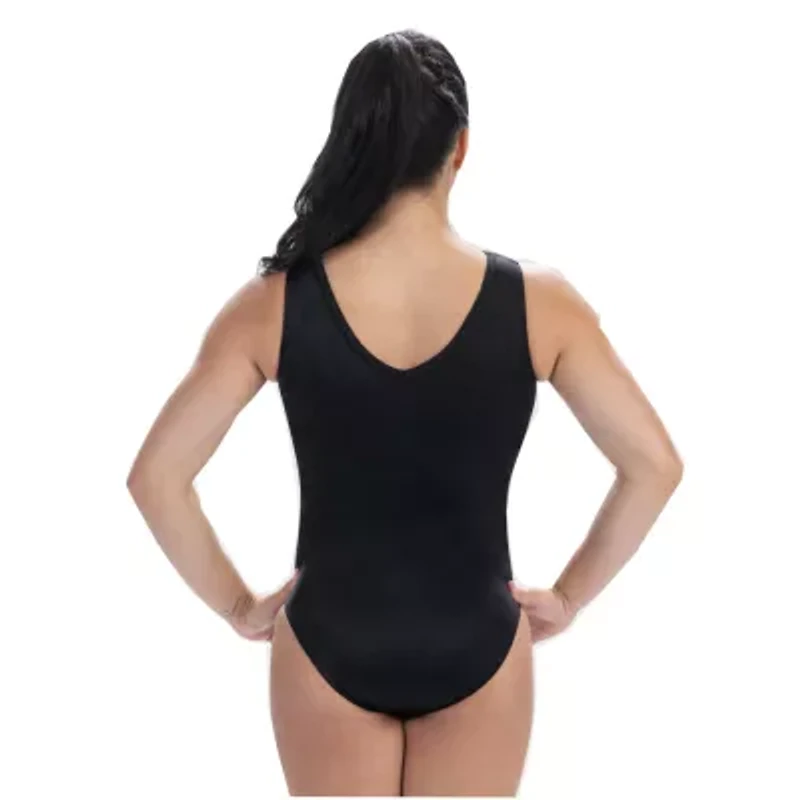 GK V-Neck Tank Little & Big Kid Sleeveless Leotard