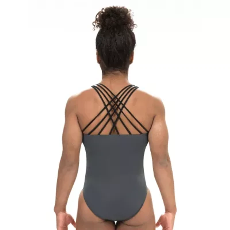 GK Strappy Back Workout Little & Big Kid Sleeveless Leotard